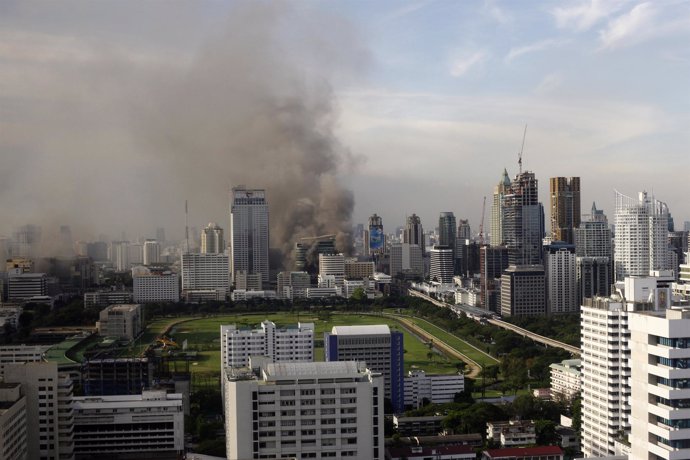 Disturbios en Tailandia