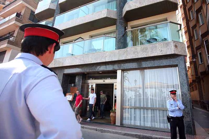 Hotel de Lloret de Mar en el que una mujer mató a sus hijos