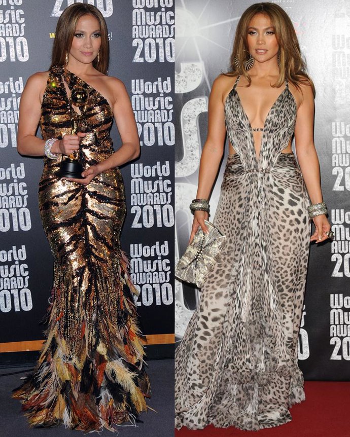Jennifer López en los World Music Awards