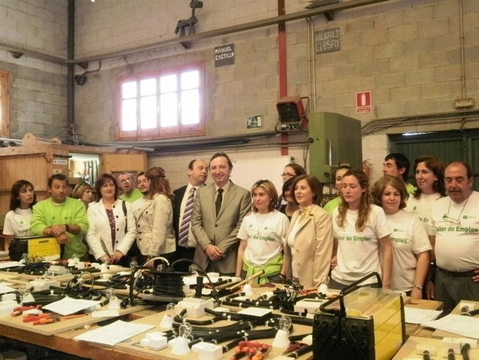 Manuel Recio, En Un Taller De Empleo En Dúrcal (Granada)