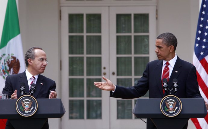 Felipe Calderón y Obama