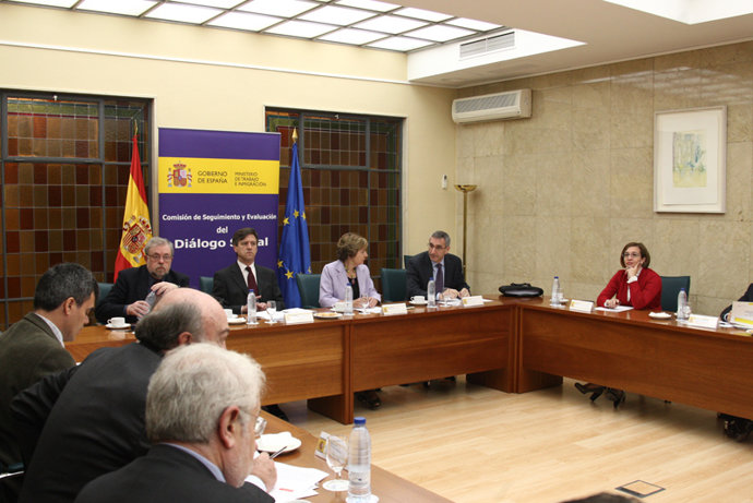 reunión de la Comisión de Seguimiento del Diálogo Social