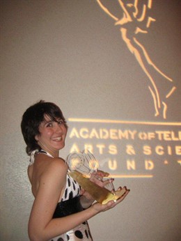 María Royo Con El Premio De La Nominación