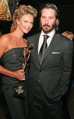 Charlize Theron y Keanu Reeves