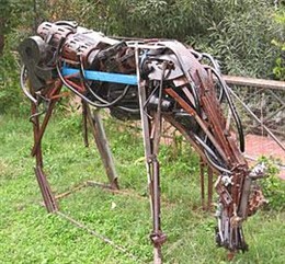 Uno De Los Caballos Hechos Por El Artista