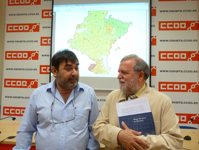 Manuel Rodríguez (CCOO) Y José Luis Ruiz Ciruelos (SNE).