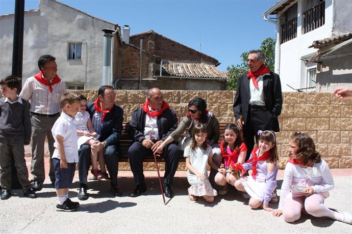 El Presidente De La Rioja Durante El Acto En Bergasa