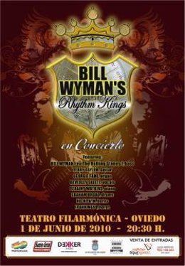 Cartel Del Concierto De Bill Wyman En Oviedo