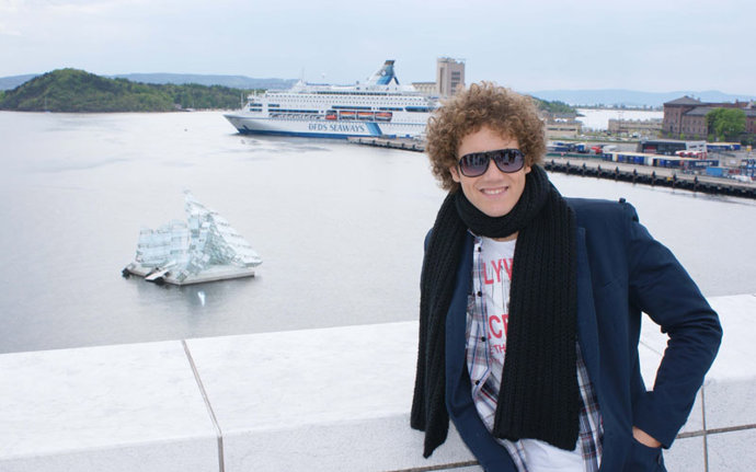 Daniel Diges visita la ciudad de Oslo