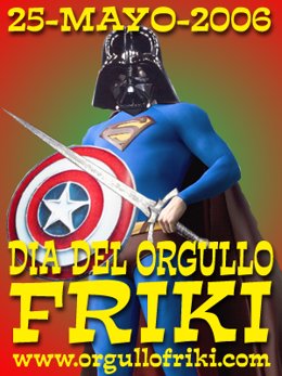 Cartel de la primera edición del Día del Orgullo Friki.