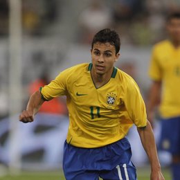 El jugador brasileño Nilmar