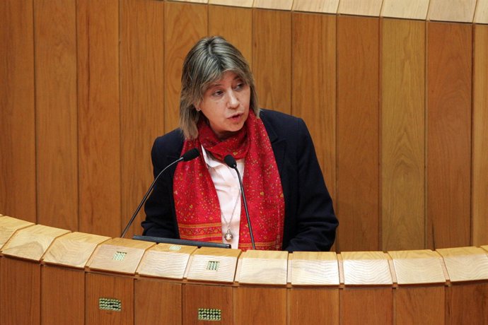 Conselleira do Mar en el Parlamento
