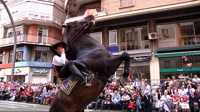 Desfile del Bando del Huerto, en Fiesta Fiesta de Cuatro