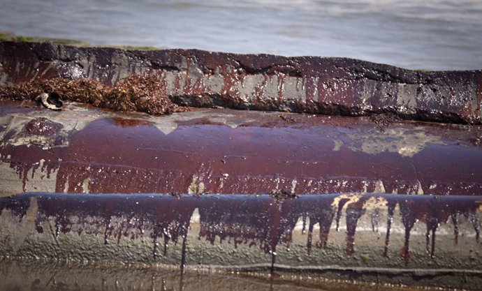 Vertido de petróleo en el Golfo de México