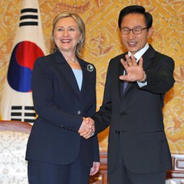 Hillary Clinton en Corea del Sur