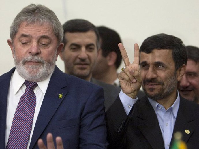Lula y Ahmadineyad