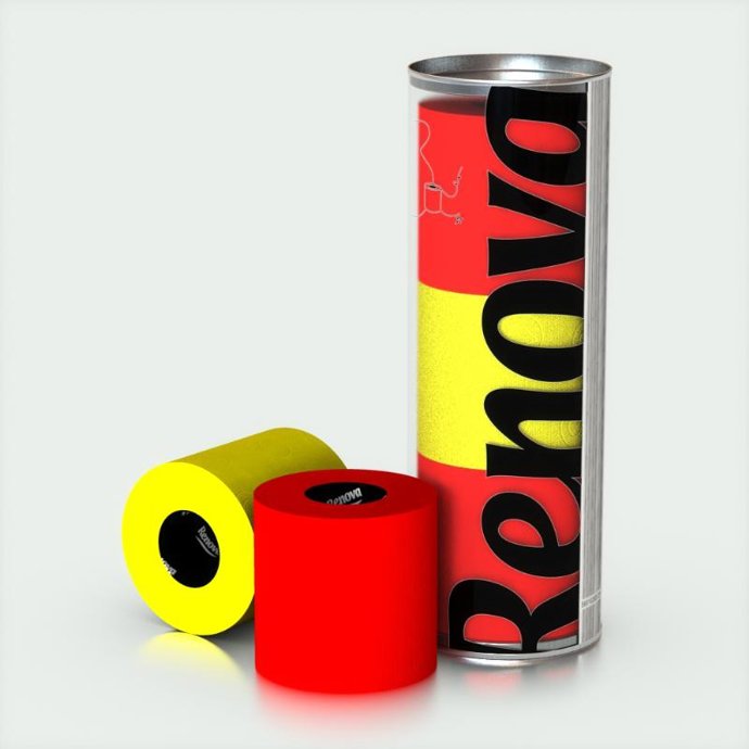 Papel higiénico Renova.