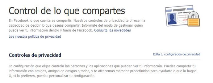 Facebook guía privacidad