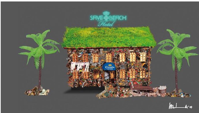 Diseño del Primer hotel de basura del mundo