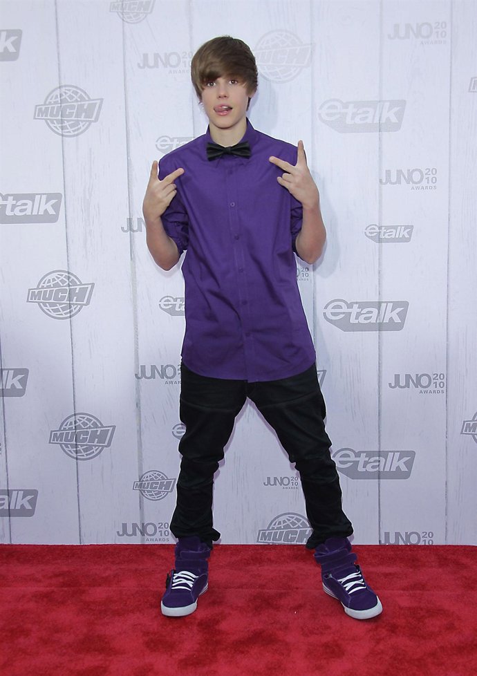 El cantante Justin Bieber