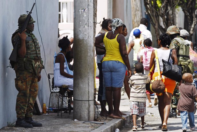 Disturbios en Kingston, Jamaica
