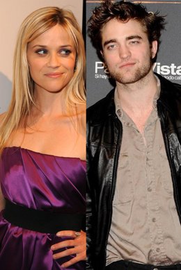 Montaje de los actores Reese Witherspoon y Robert Pattinson