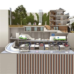 Maqueta Del Edificio De La EMVS Ganador Del Premio