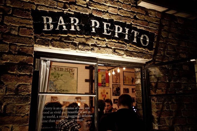 Exterior del Bar Pepito en Londres