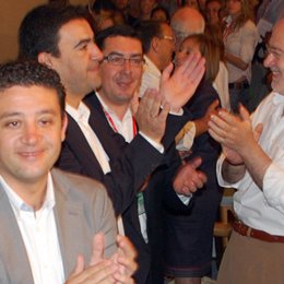 Rafael Velasco y Mario Jiménez en Huelva