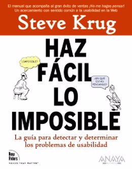 Portada de 'Haz fácil lo imposible', de Steve Krug.