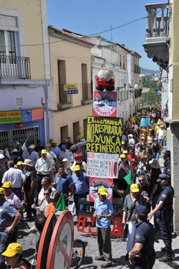 recorrido de la manifestación
