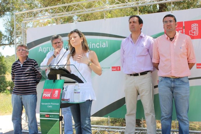 Bibiena Aído en Alcalá de los Gazules