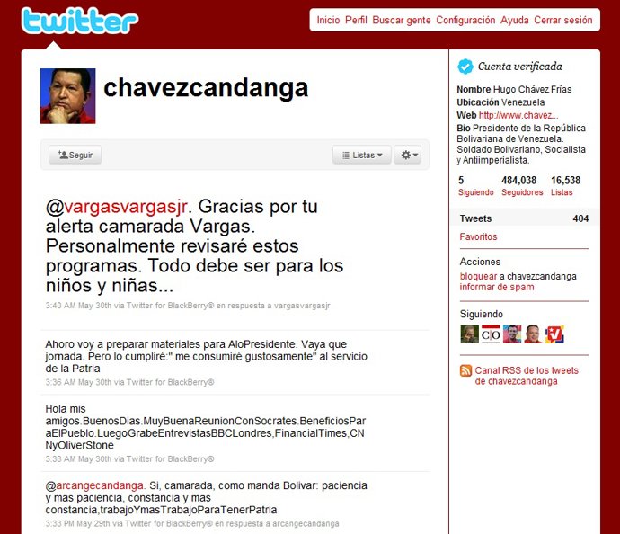 Twitter Chavez