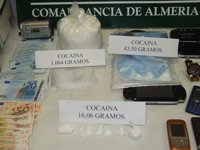 Detenidos ocho integrantes de una red dedicada al tráfico de cocaína en el Levante almeriense