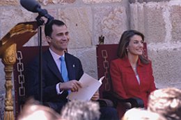 Los Príncipes de Asturias, Don Felipe y Doña Letizia.