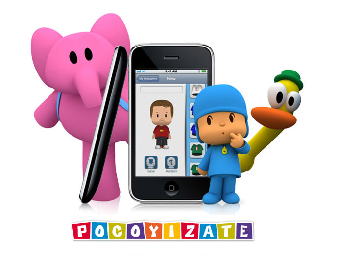 App de 'Pocoyoízate' para iPhone.