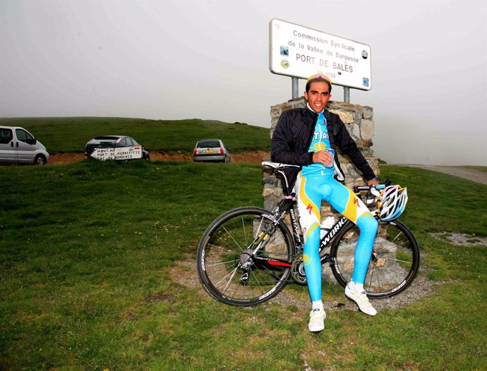 Contador En Su Visita A Los Pirineos