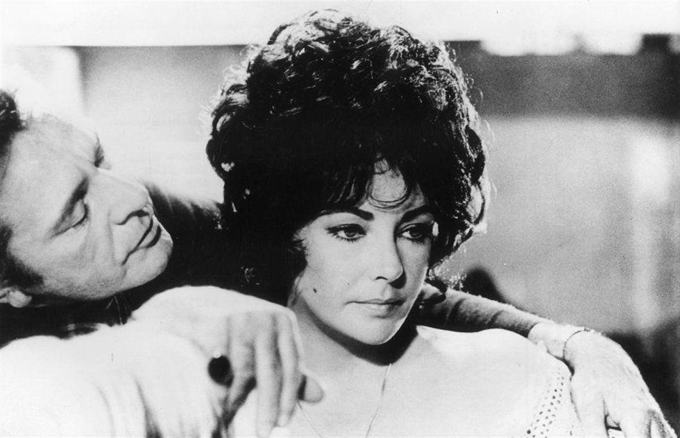 La pareja de actores Richard Burton y Elizabeth Taylor