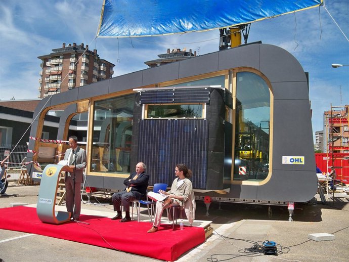 La casa 'Urcomante' de la UVA, que participarán en Solar Decathlon Europe 2010.