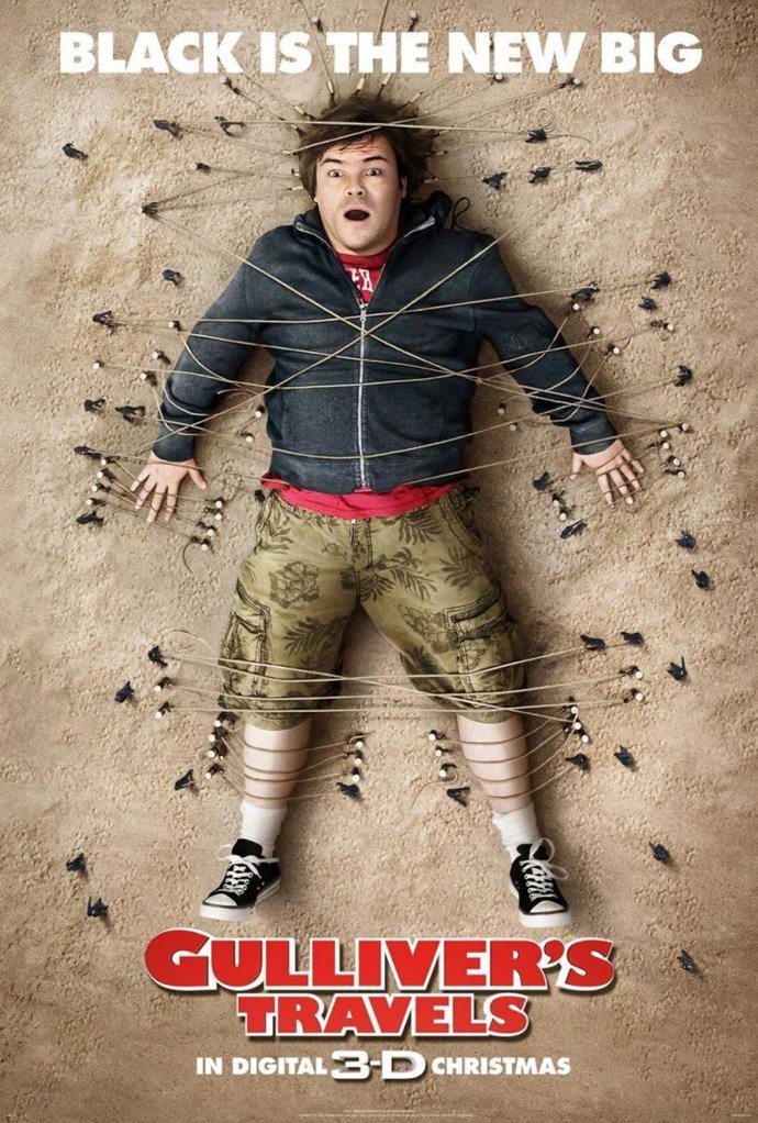 Jack Black es el nuevo Gulliver