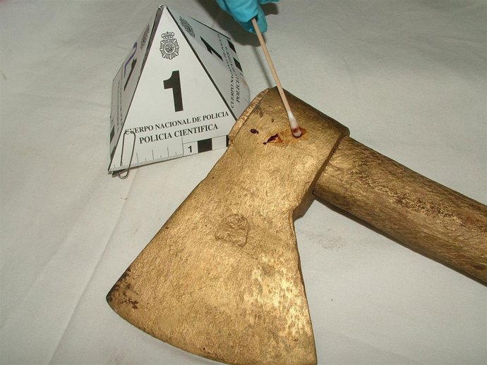 Hacha suceso Almendralejo