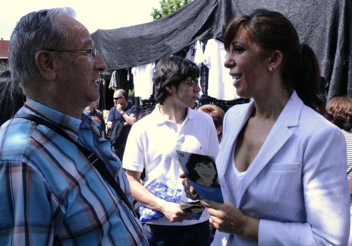 Alicia Sánchez Camacho hoy en Santa Coloma de Gramenet