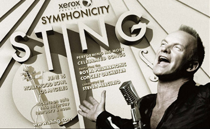 Cartel de la gira "Symphonicity"