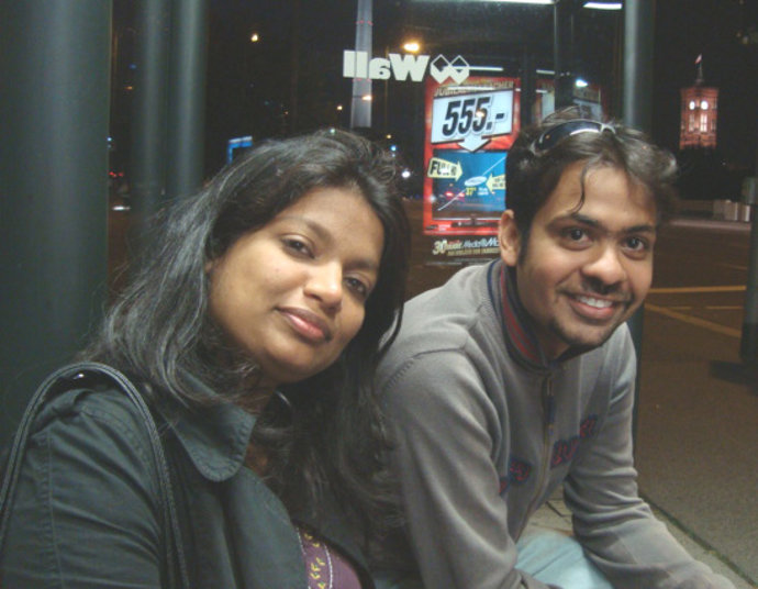 Hema Sachdeva y Muffadal Khorakiwala, dos indios residentes en Valladolid.