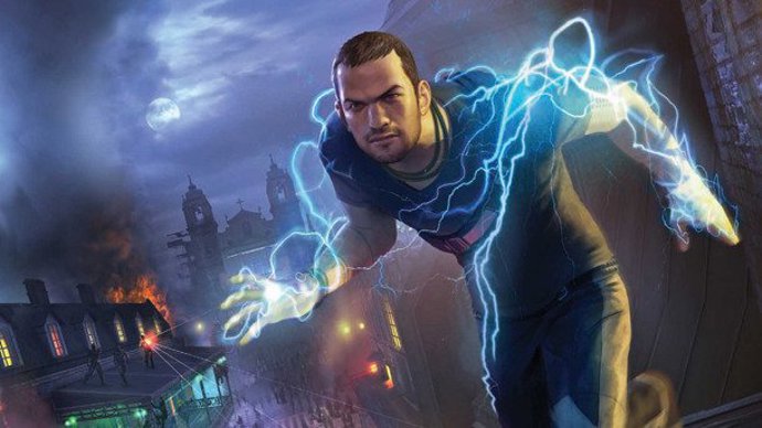 Portada de Gameinformer de inFamous 2