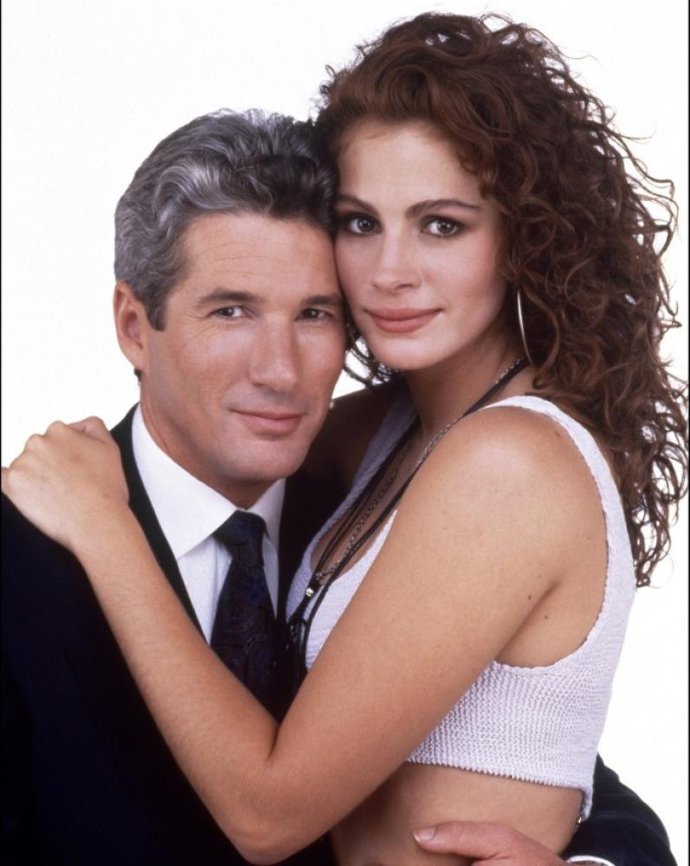 Julia Roberts y Richard Gere en Pretty Woman