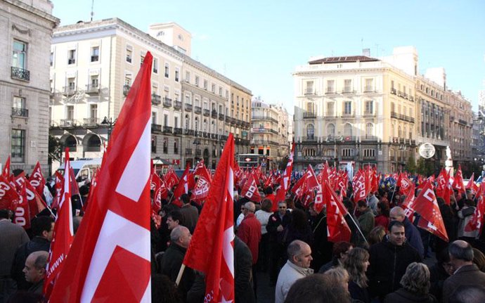 Manifestación CC.OO