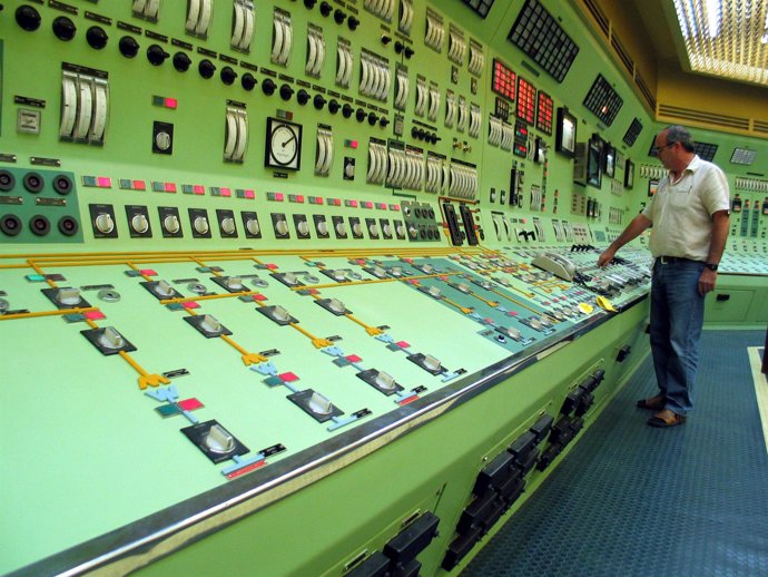 Interior de una central nuclear