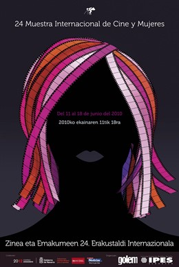 Imagen del cartel de la muestra de cine y mujeres. 