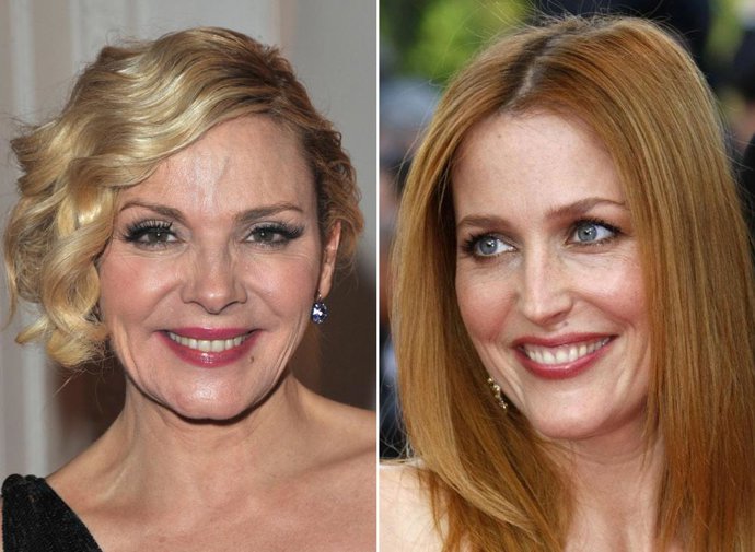 Gillian Anderson y Kim Cattrall 